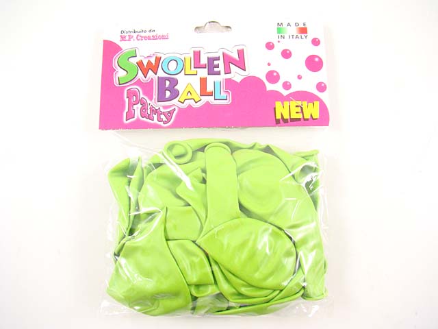 Palloncini gomma 25 pezzi verde a. 888