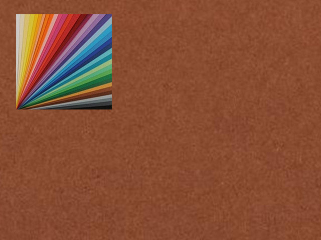 Cartoncino rigido colorato canson cioccolato 50x70 cm 220 gr