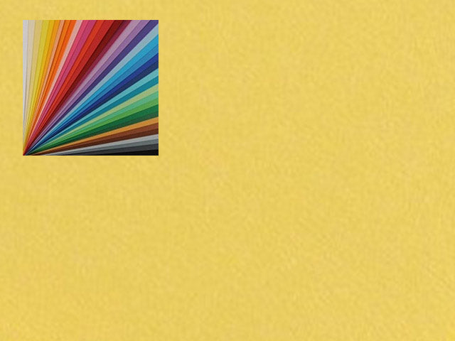 Cartoncino rigido colorato canson giallo paglia 50x70 cm 220 gr