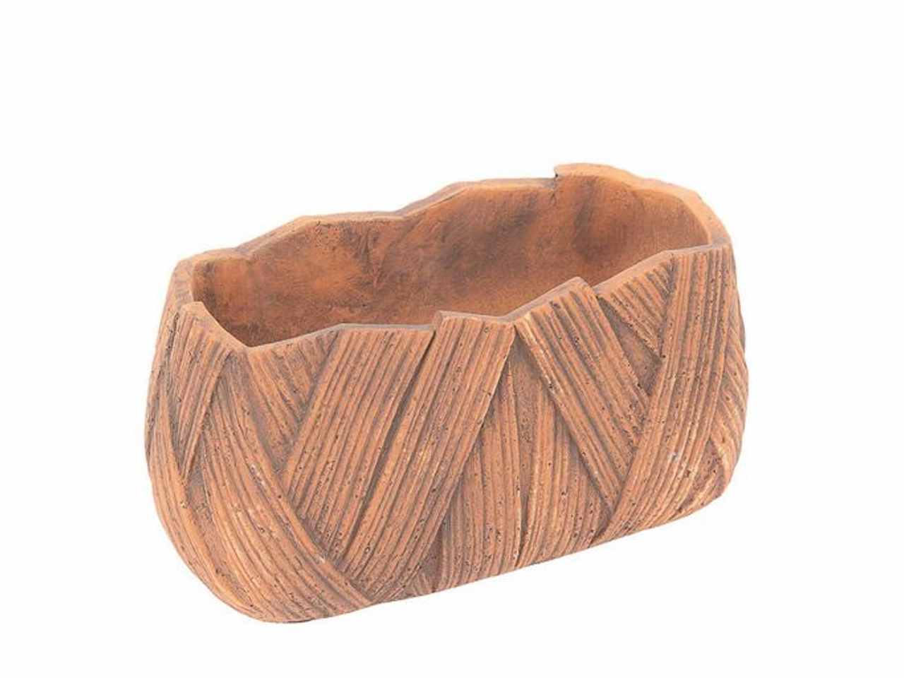 Vaso rettangolare 18x8x9 cm terracotta