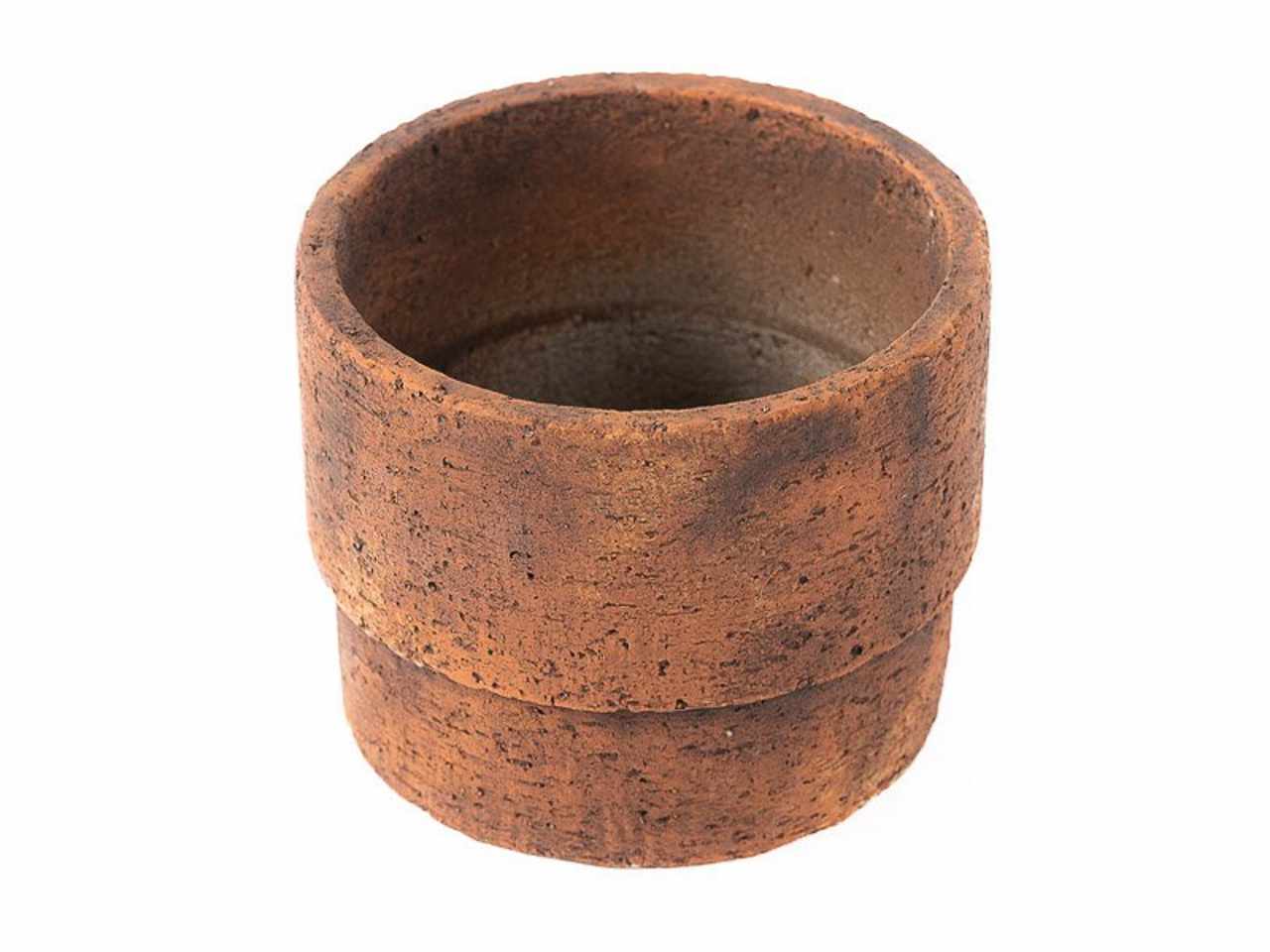 Vaso tondo d.15xh.12,5 cm terracotta