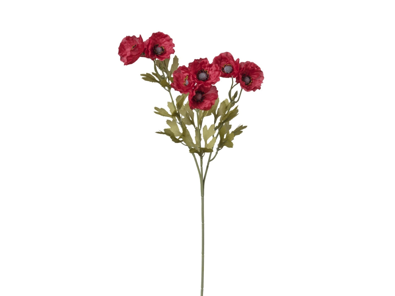 Ramo con papaveri rossi 67cm