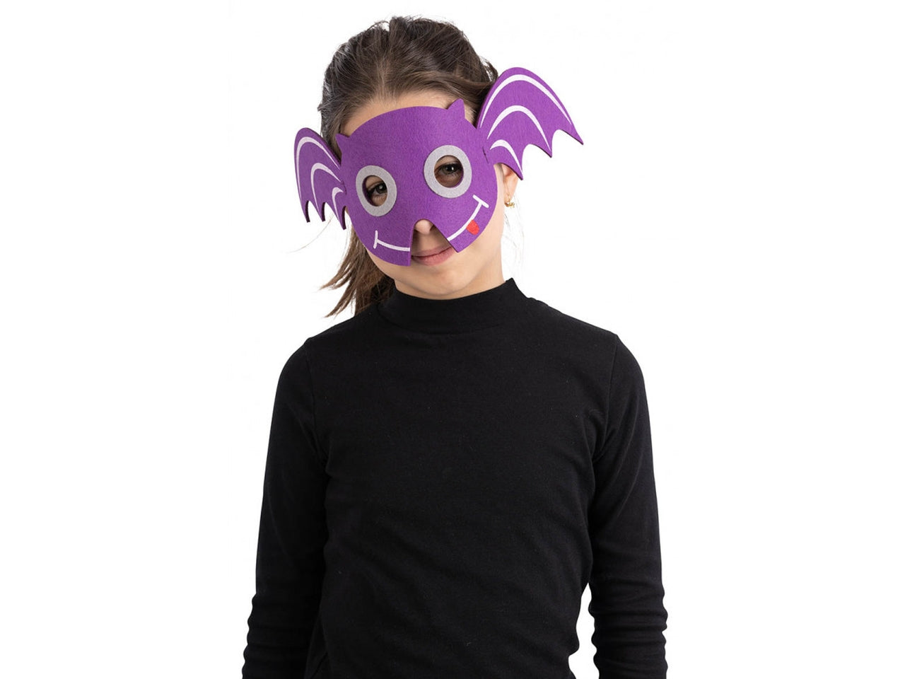 Maschera pipistrello bimbo in feltro