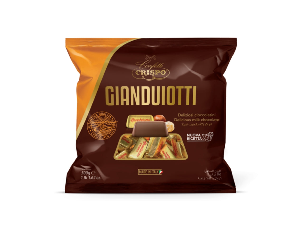 Gianduiotti confezione da gr.500