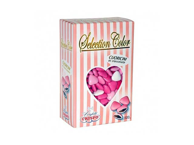 Confetti cuoricini rosa 500gr 010241103
