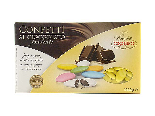 Crispo confetti ciocc. giallo 1kg 010240071