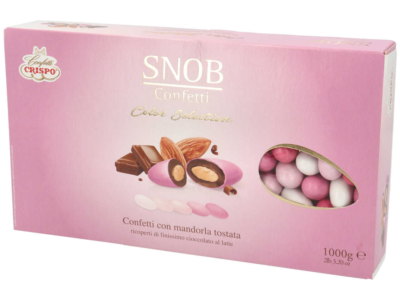 Snob confetti rosa 1kg al latte