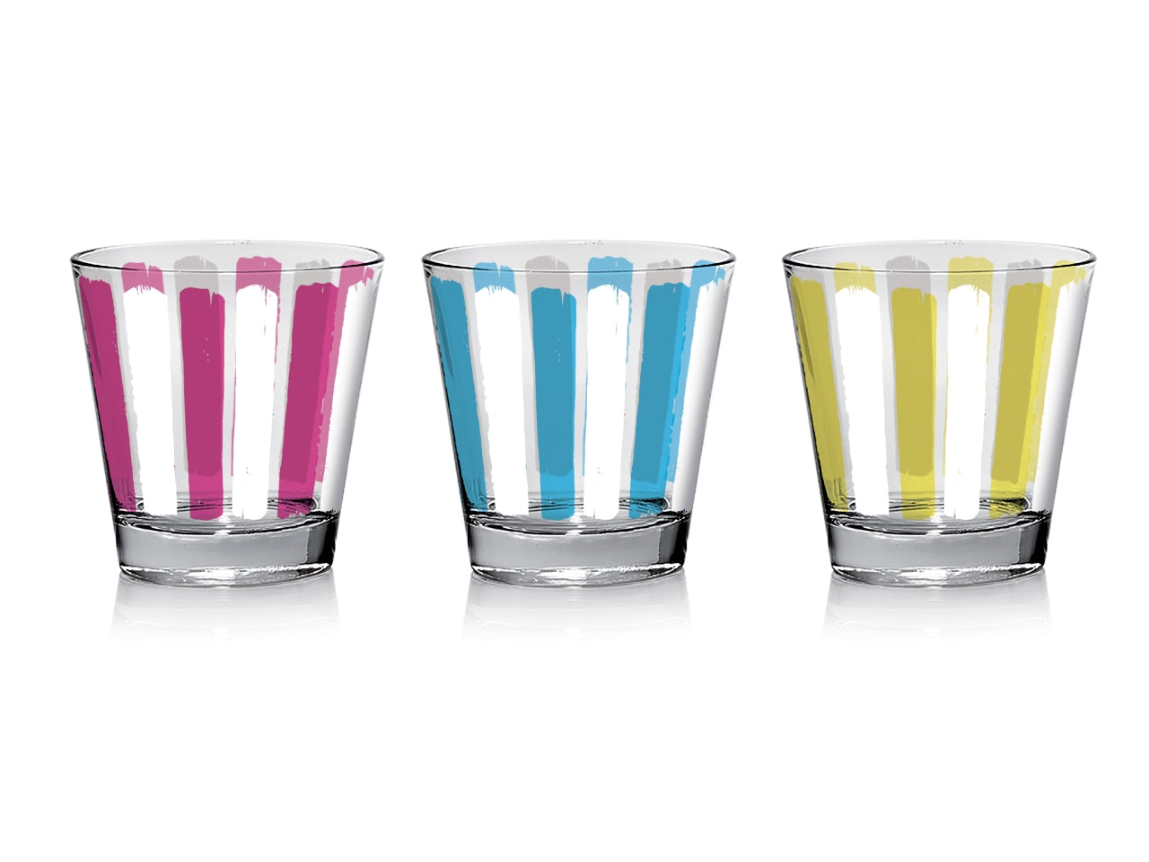 Bicchieri acqua in vetro Parasol 315cc, confezione da 6 pezzi - Cerve