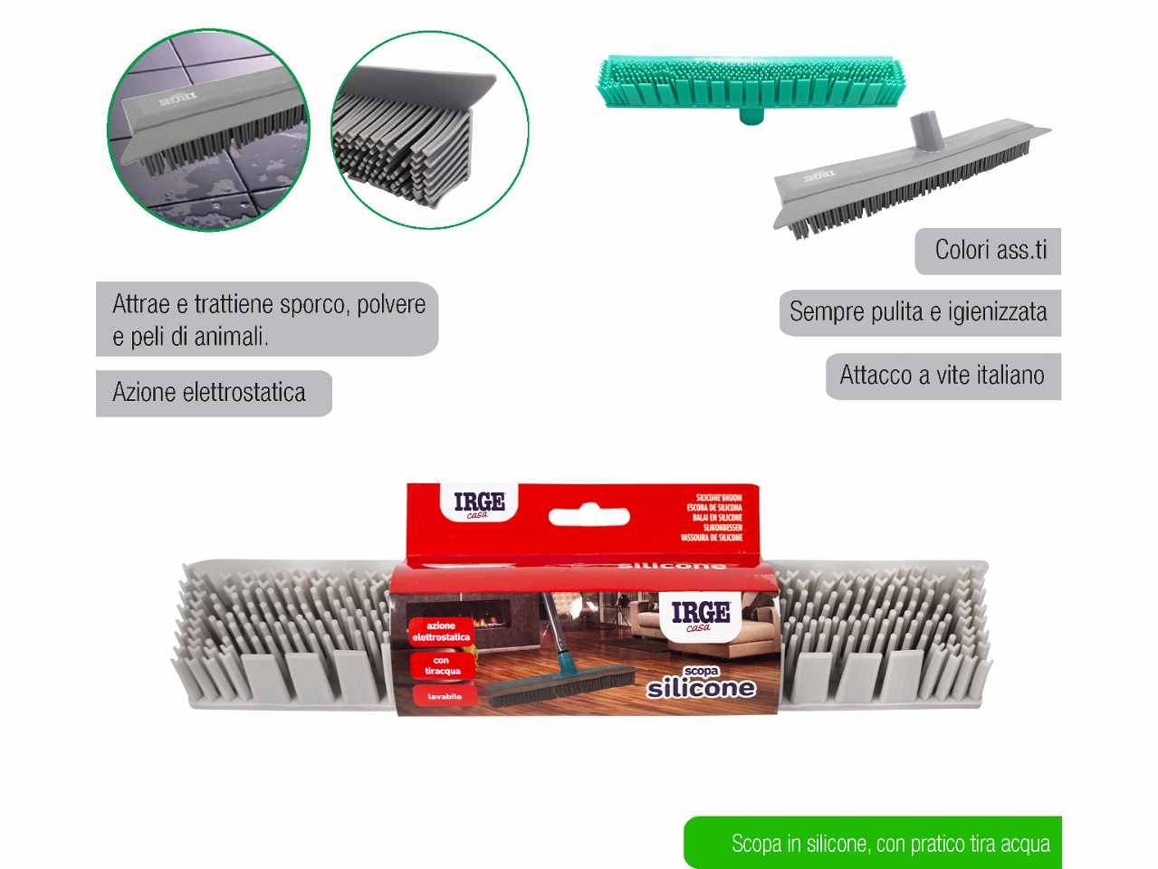 Scopa in silicone sco4927a