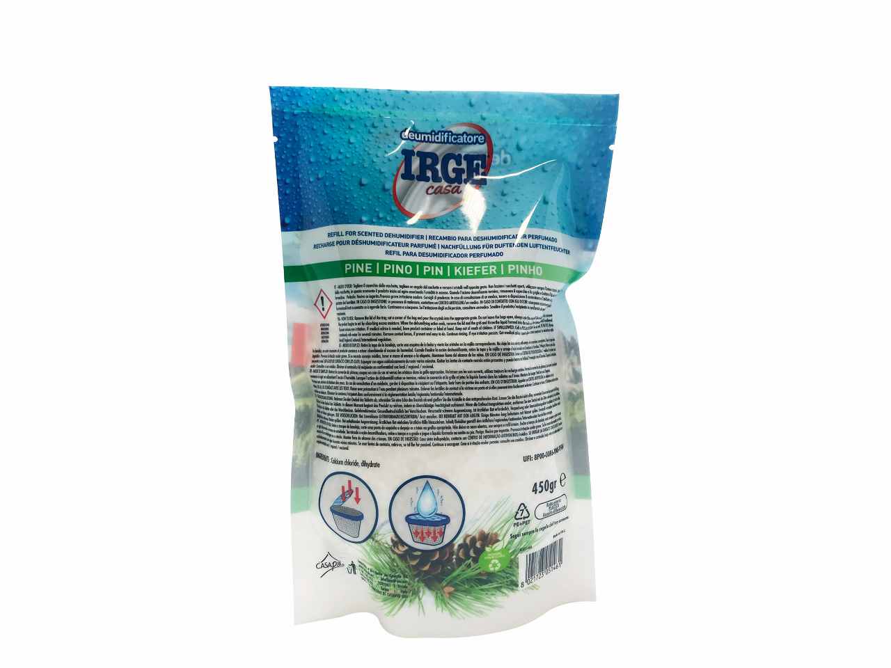 Irge ricarica per deumidificatore 450gr profumazioni assortiti