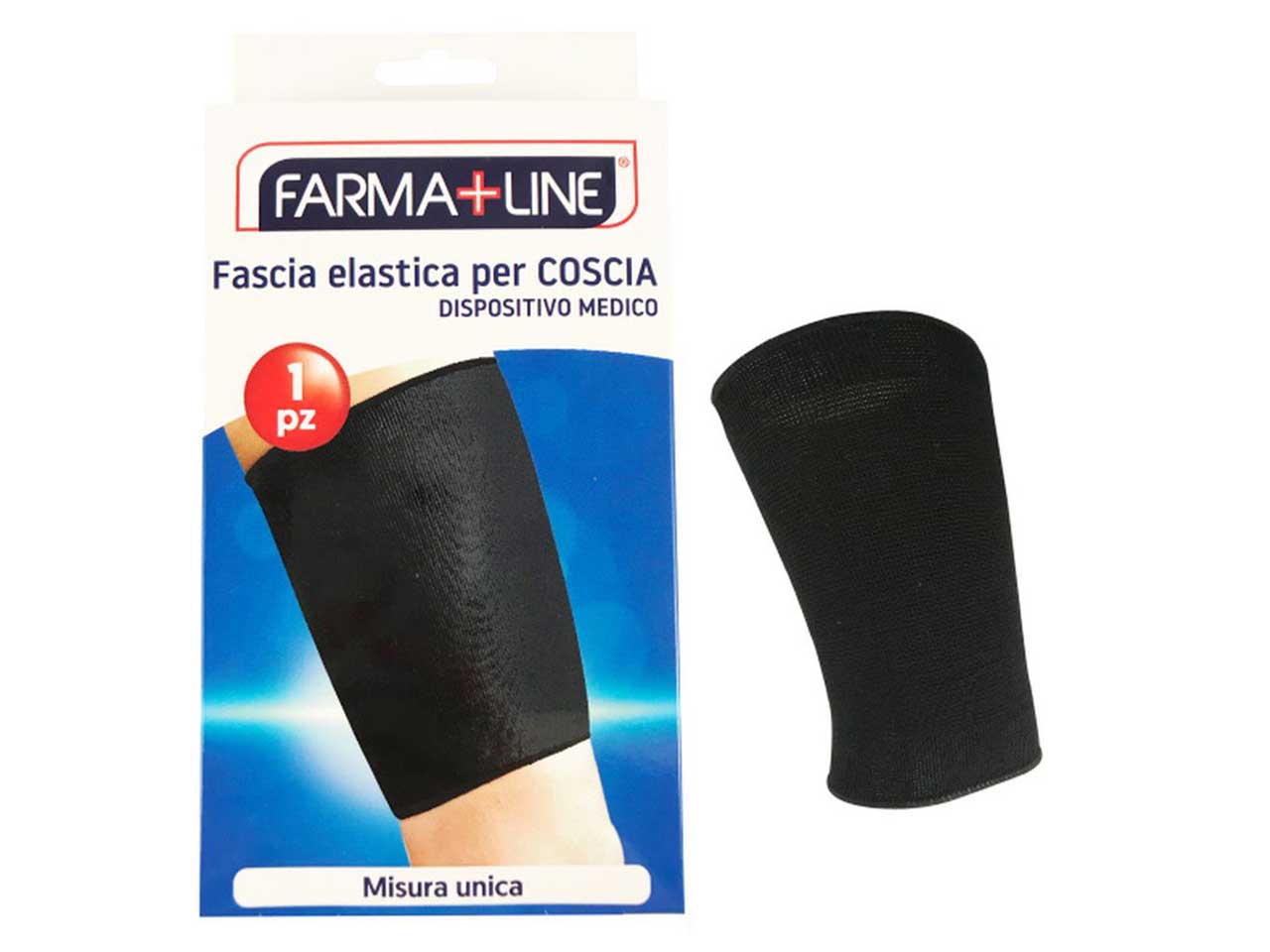 Fascia elastica per coscia - dispositivo medico - misura unica- confezione da 1 fascia
