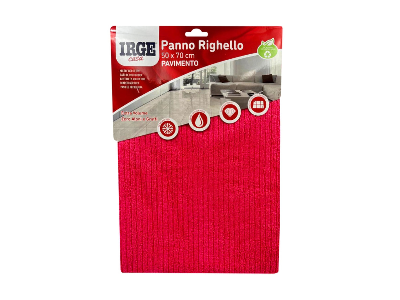 Panno in microfibra irge righello misura 50x70cm