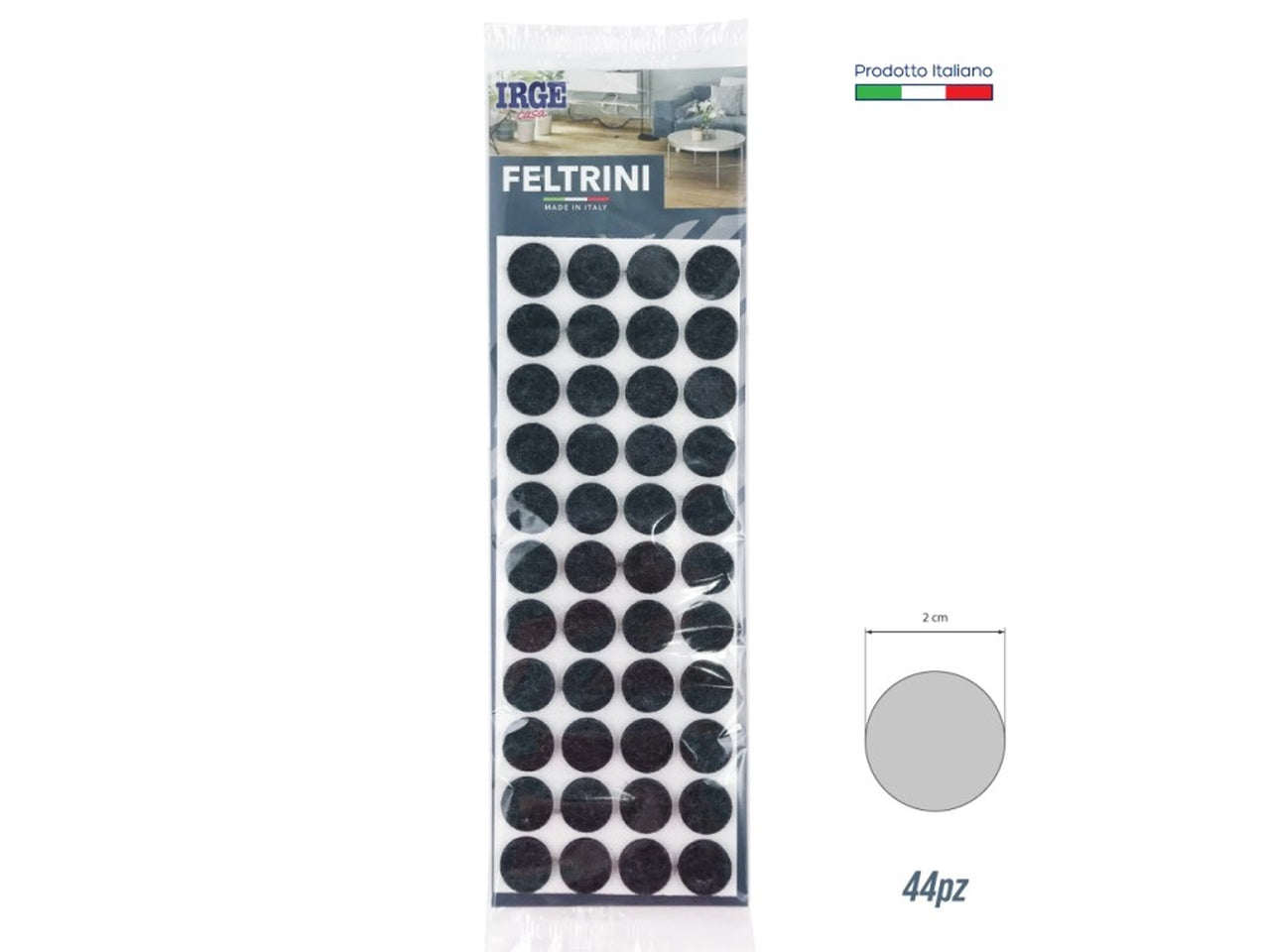 Feltrini maxi d.20cm set 44 feltrini