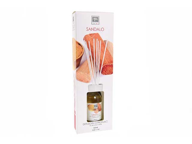 Linea bouquet diffusore con bacchette 125ml sandalo 165