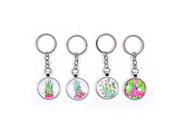 Porta chiavi jungle d.3,5cm 42469