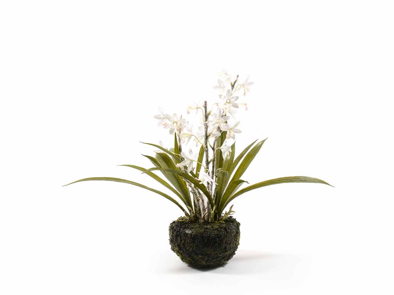 Orchidea real touch bianca 40cm 16228