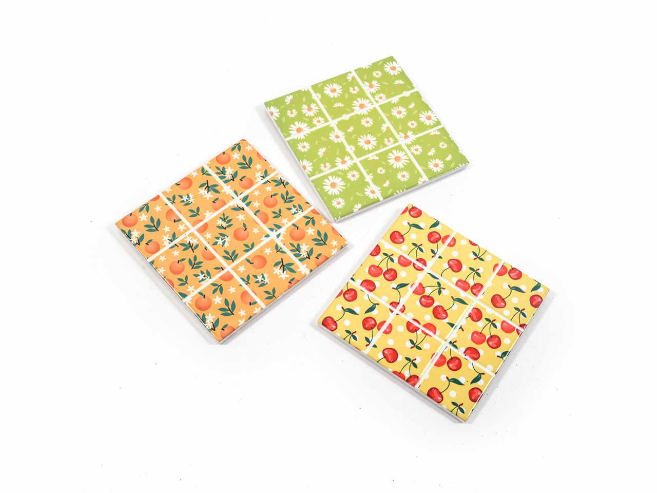 Piastrella decorativa in ceramica 15x15cm fantasie assortite