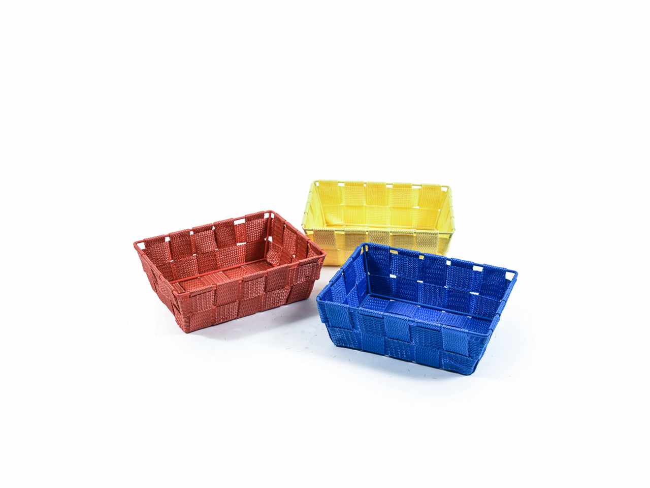 Cestino in nylon 18x14xh.6cm colori assortiti