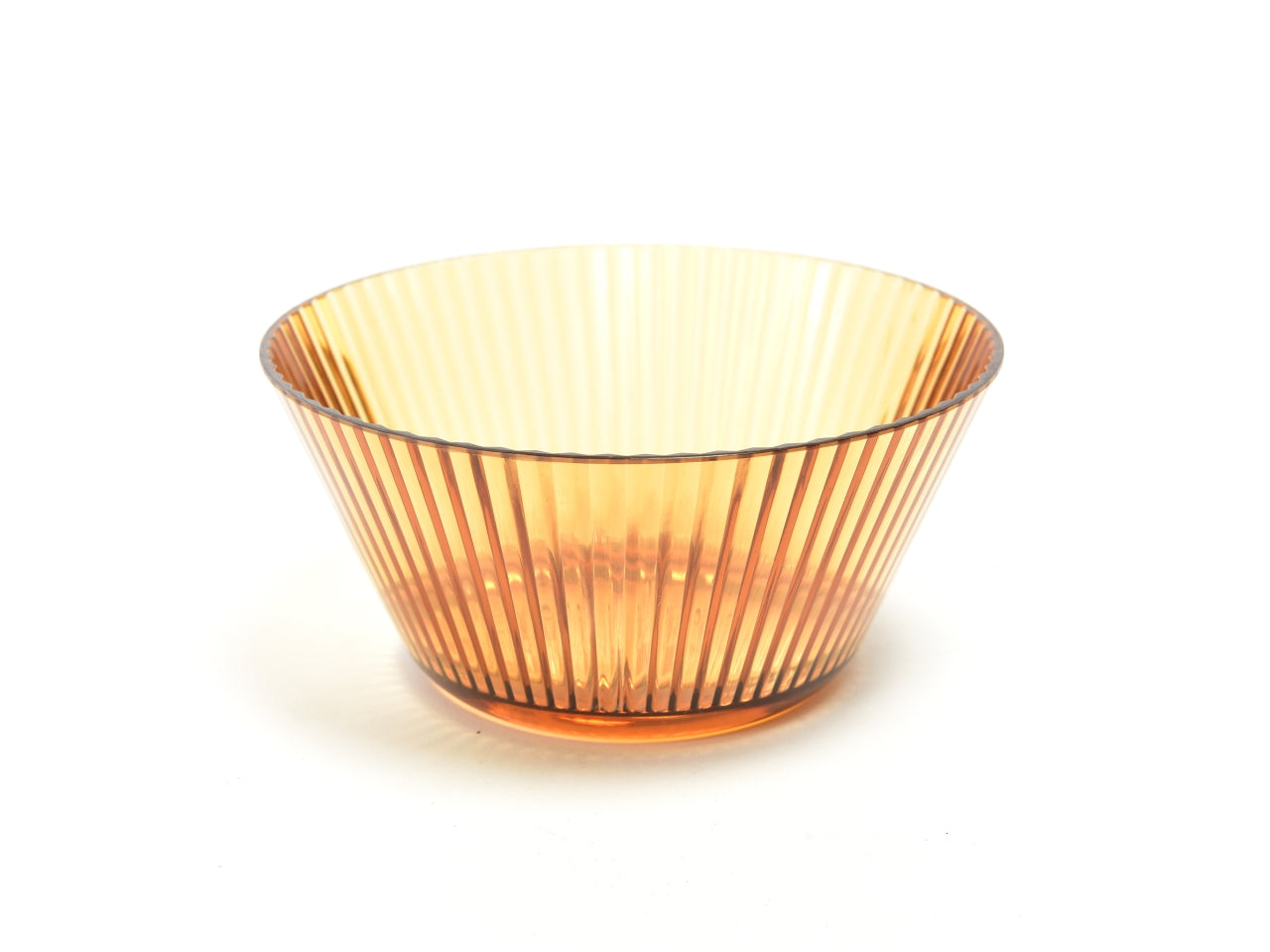 Ciotola in plastica ambra stile moderno 14x6,5cm - Mercury