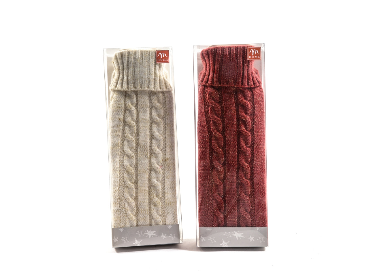 Borsa acqua calda 1,9lt con federa in tessuto 13x6x37cm assortita