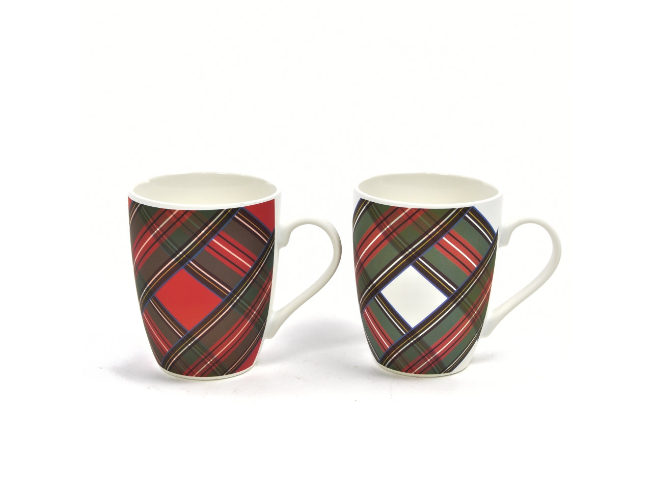 Mug in porcellana floccata 350ml d.8,5xh.10,2cm assortita