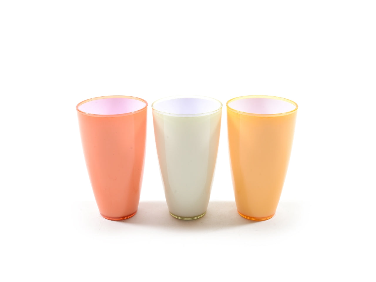 Bicchiere in polistirene 480ml d.8,5x14,5cm colori assortiti $