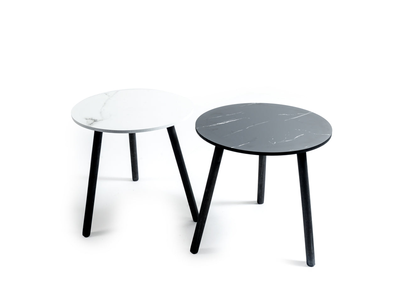 Tavolino in legno e mdf d.38x39cm colori assortiti