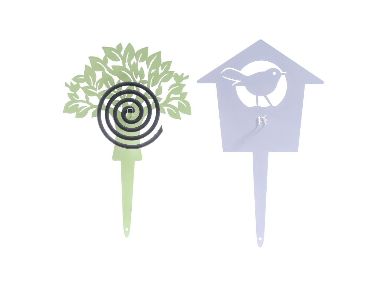 Portazampirone da vaso in metallo 22x36cm decori assortiti