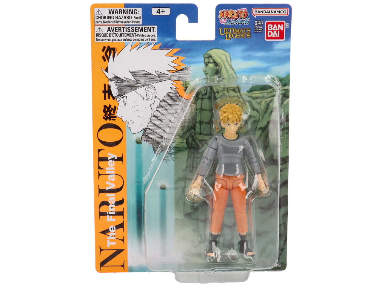 Action figure Naruto 12 cm per bambini 4+ in plastica - Bandai