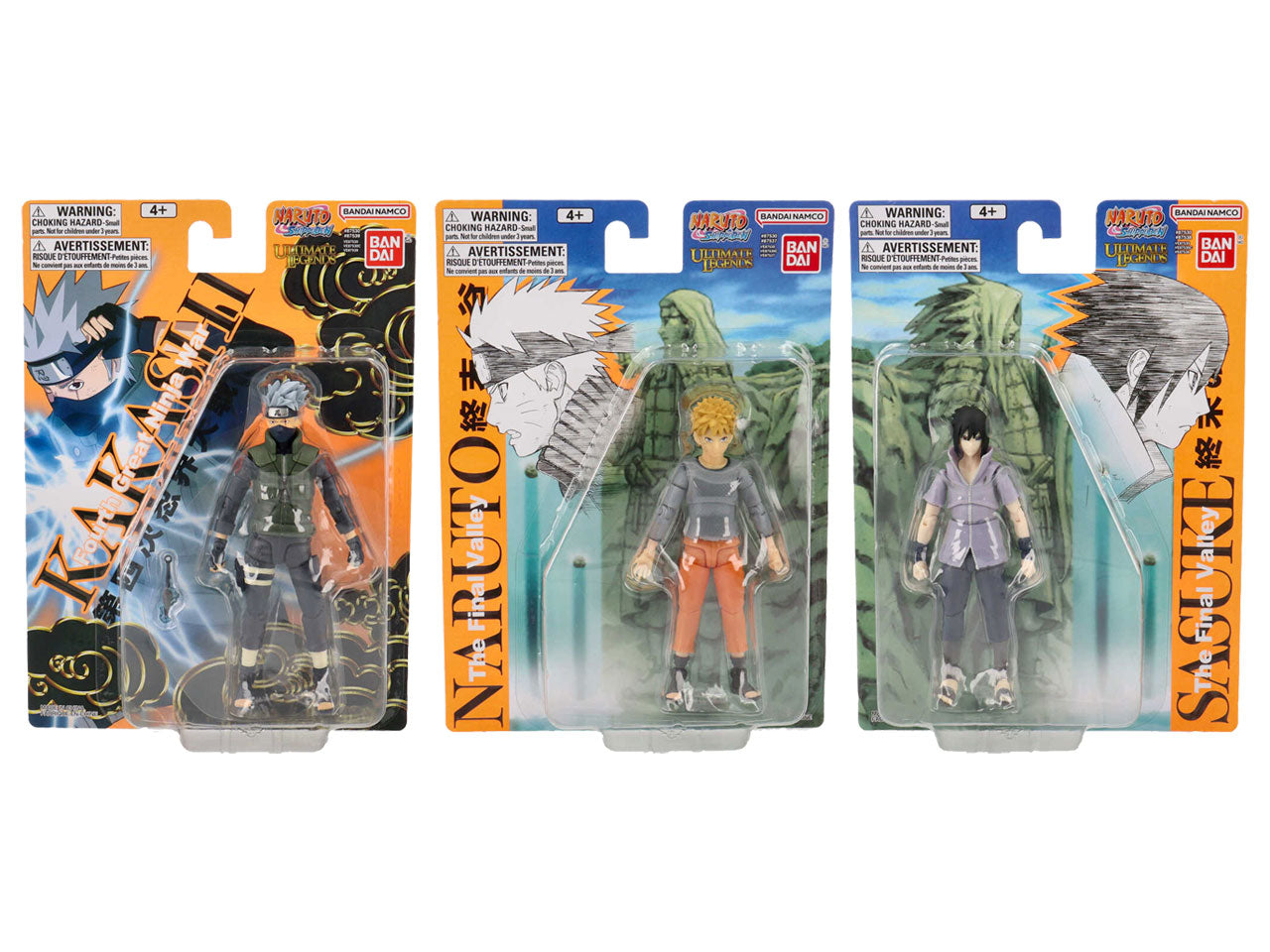 Action figure Naruto 12 cm per bambini 4+ in plastica - Bandai