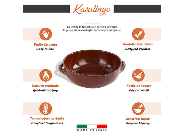 Tegamini 18cm 3 pezzi