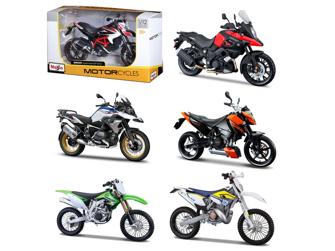 Auto motorcycles scala1:12