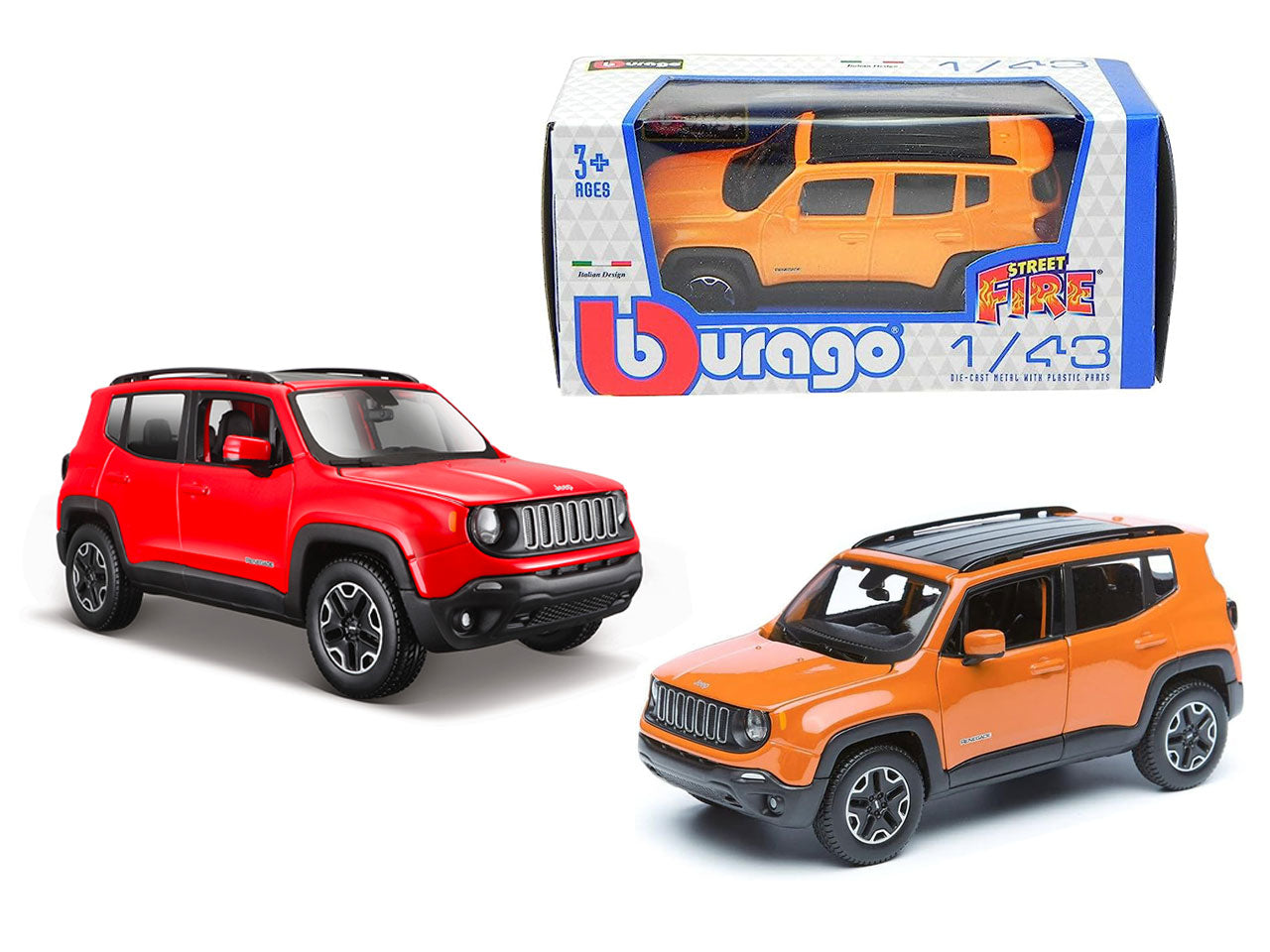 Modellino auto Jeep Renegade rossa 1:24 Maisto Special Edition $