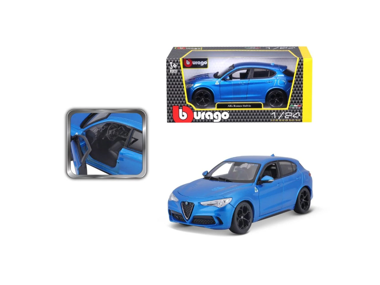 Auto Alfa Romeo Stelvio scala 1:24 $