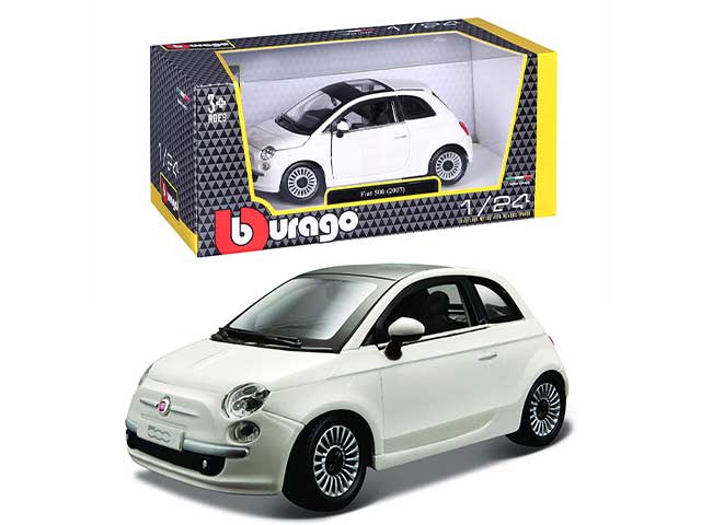 Auto Fiat 500 scala 1:24