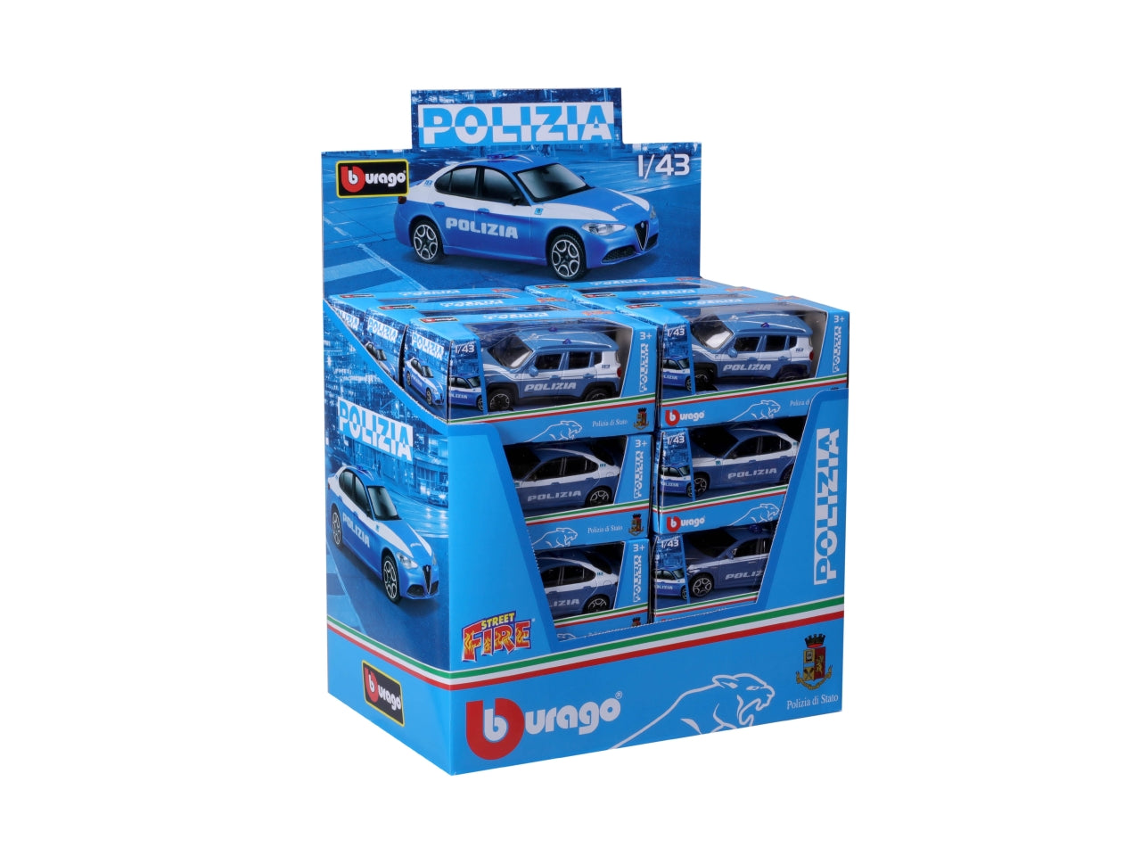 Burago Auto 1:43 Polizia