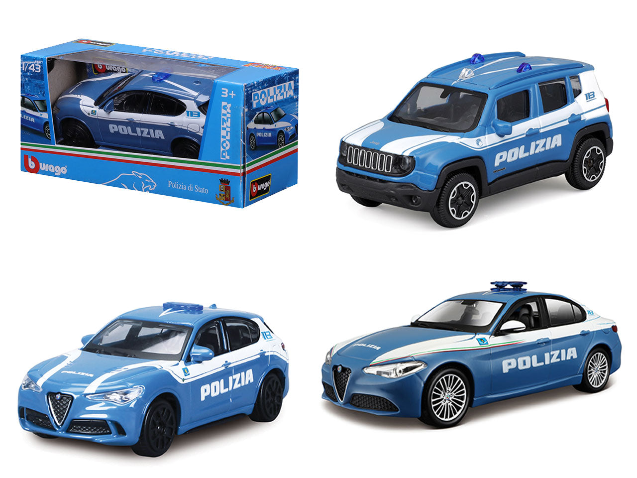 Burago Auto 1:43 Polizia
