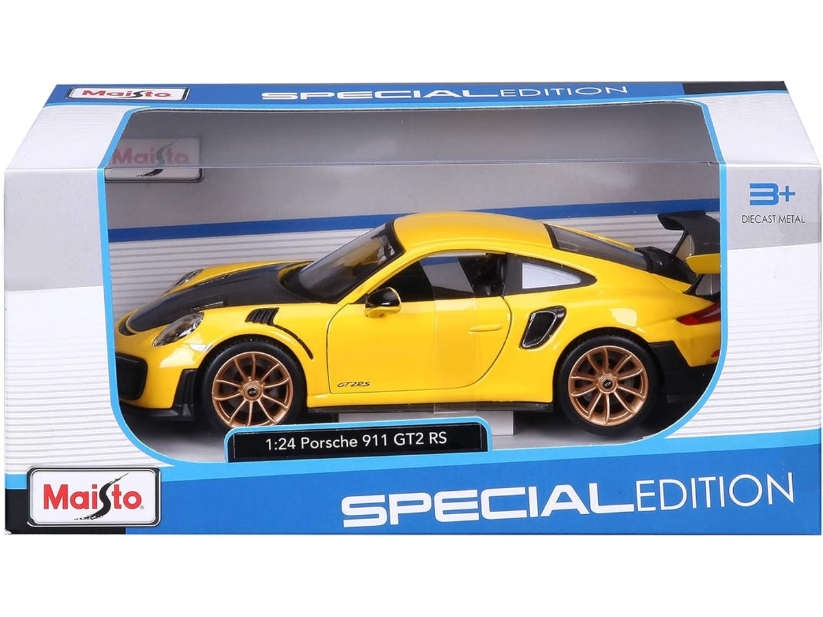 Auto Porsche 911 GT2 RS giallo  scala 1:24
