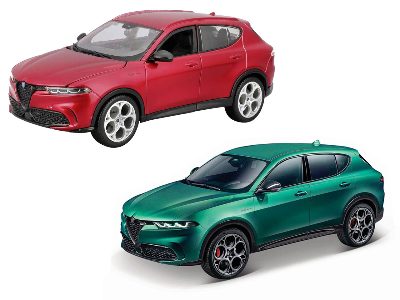 Modellino Auto Alfa Romeo Tonale - Scala 1:24: Die-cast, Licenza Ufficiale Alfa Romeo, Dettagli Realistici, Dimensioni 10,2x12,5x24,2 cm, EtÃ  3+ | Bburago