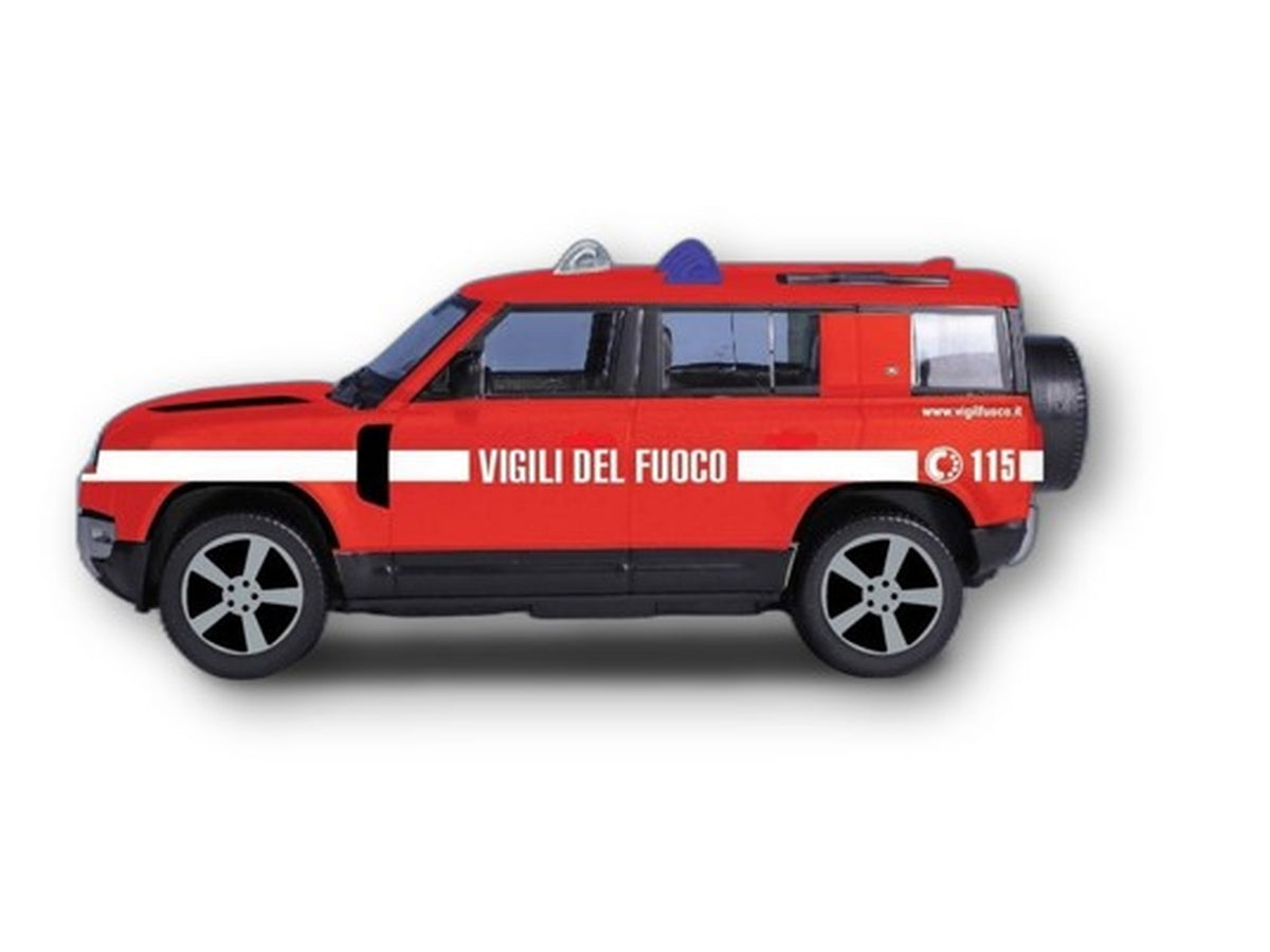 Modellino Automezzi Vigili del Fuoco - Scala 1:43: Die-cast, Licenza Ufficiale Vigili del Fuoco, Dettagli Realistici, Dimensioni 6,9x6,3x13,8 cm, EtÃ  3+ | Burago