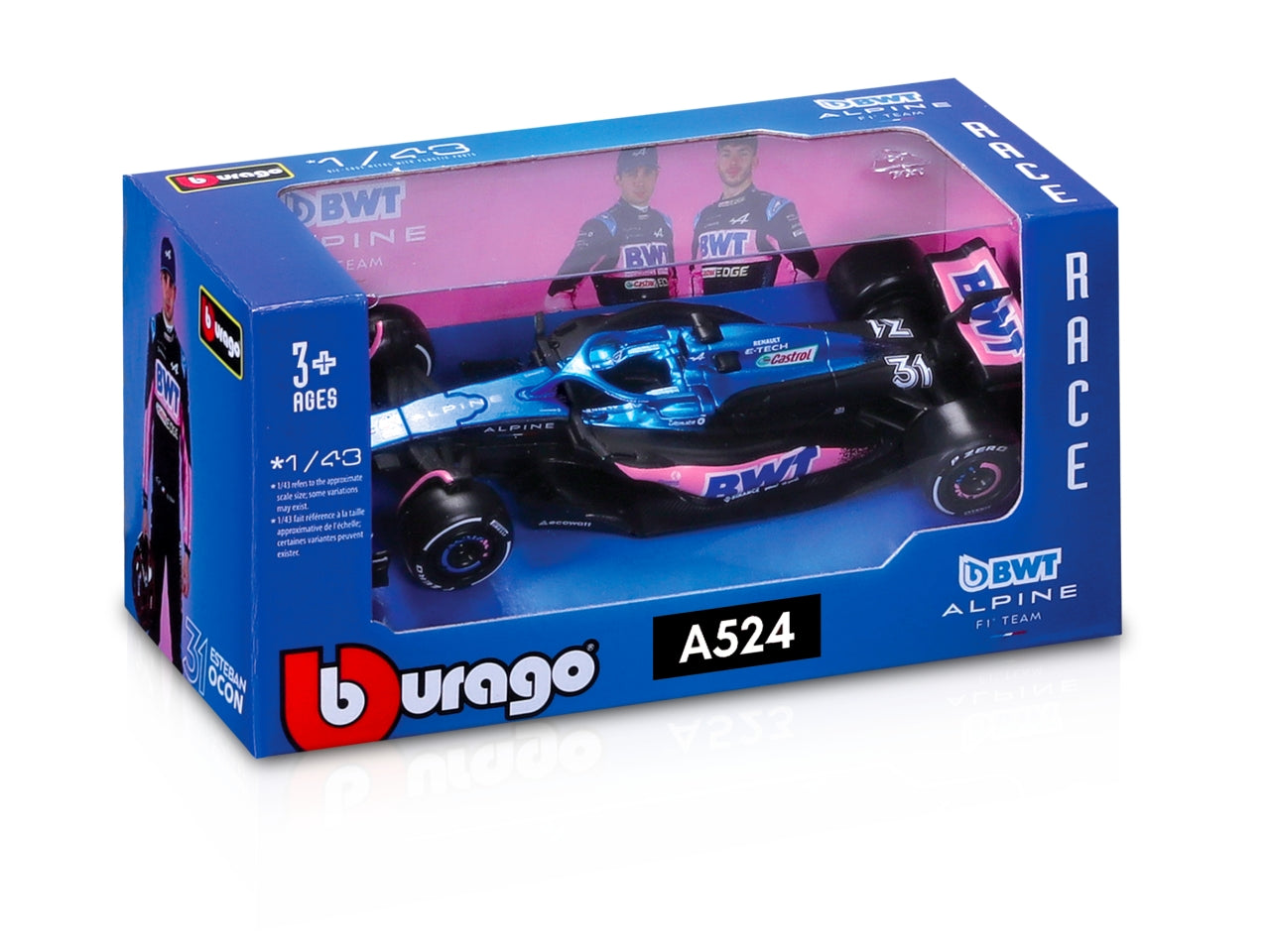 Modellino Bwt alpine a52410 gasley scala 1:43 | Bburago