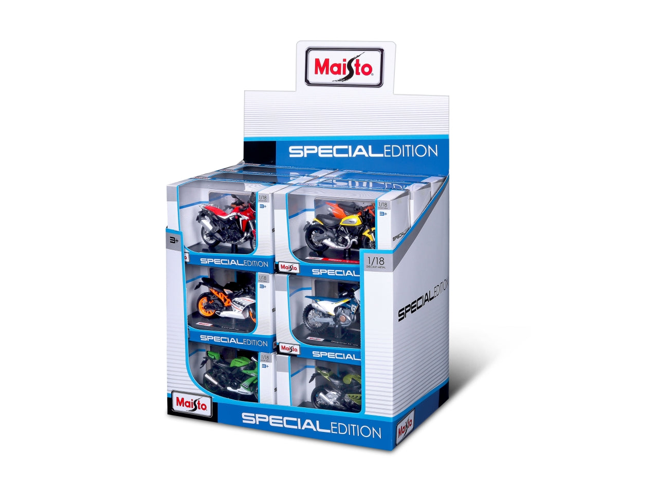 Auto special edition Motorcycles scala 1:18