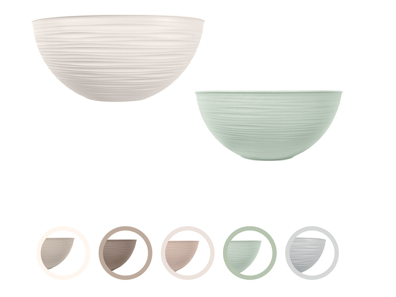 Insalatiera Brio XL in plastica colori assortiti moderno Ã32x14 cm - Brio & Bio