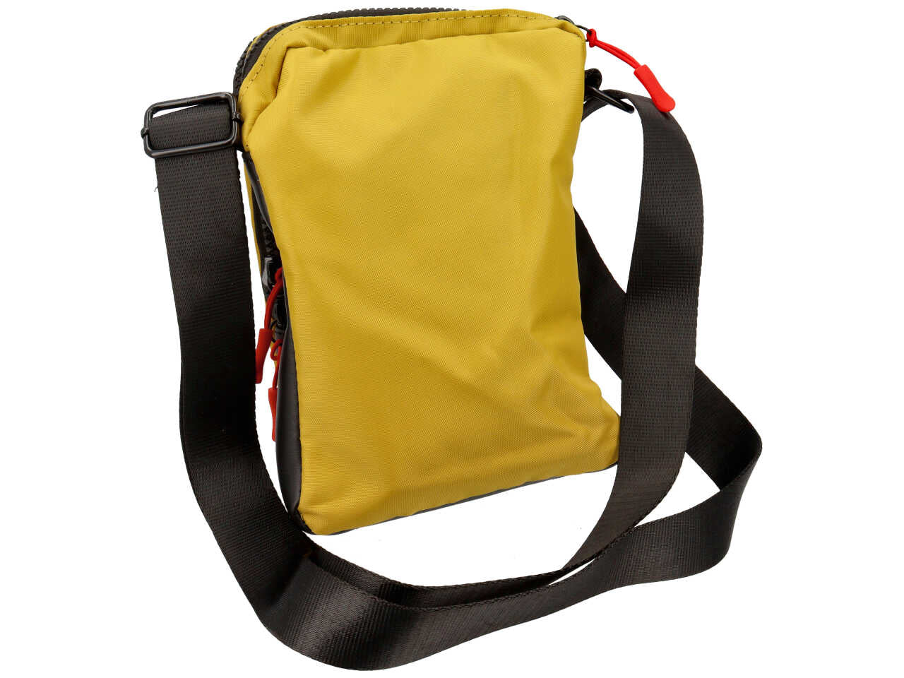 Borsa da uomo b-tech collection tracolla mini colore giallo composizione: 100% pelle sintetica