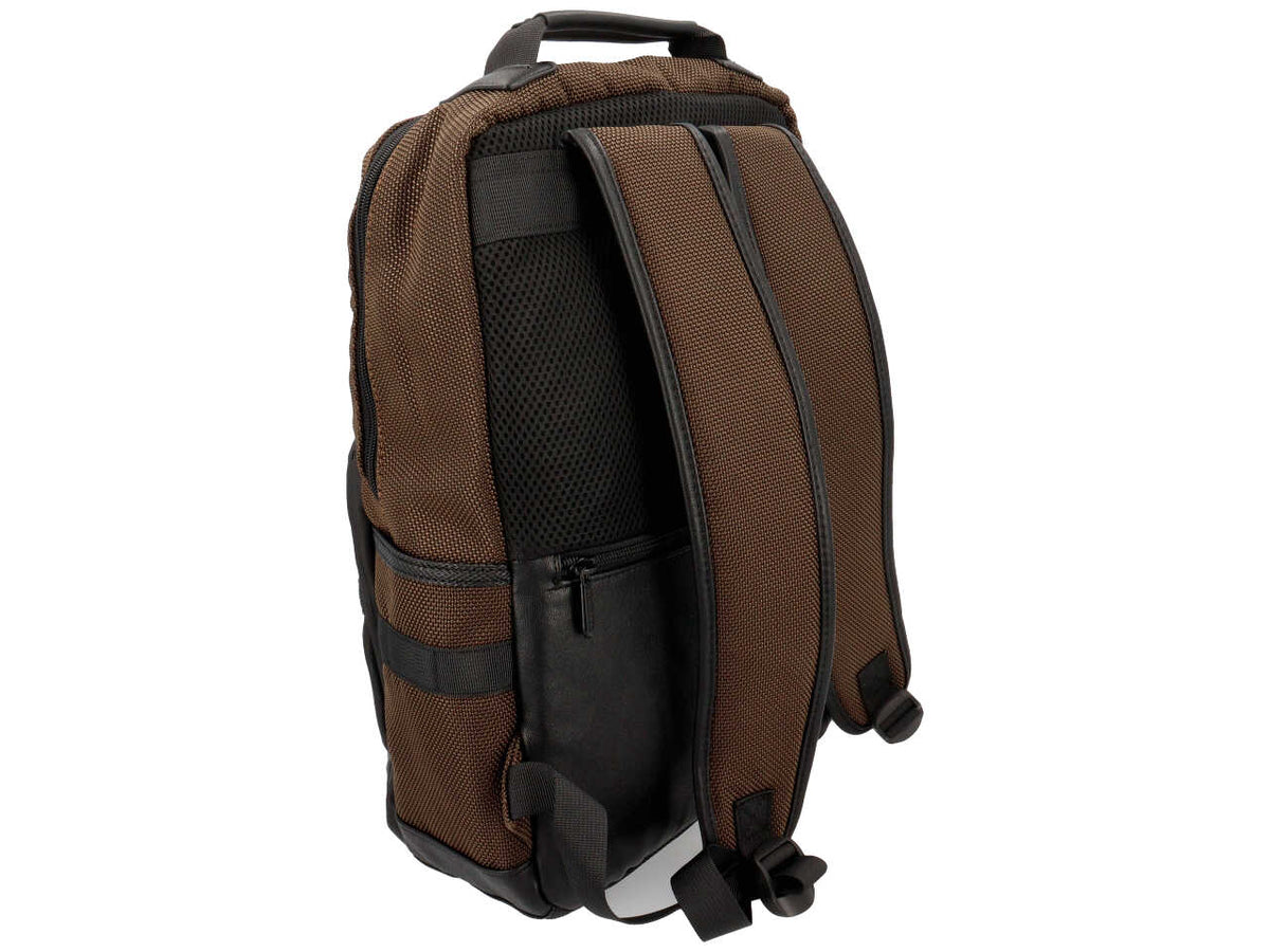 Zaino city collection marrone scuro 50% polyurethane 50% polyester $