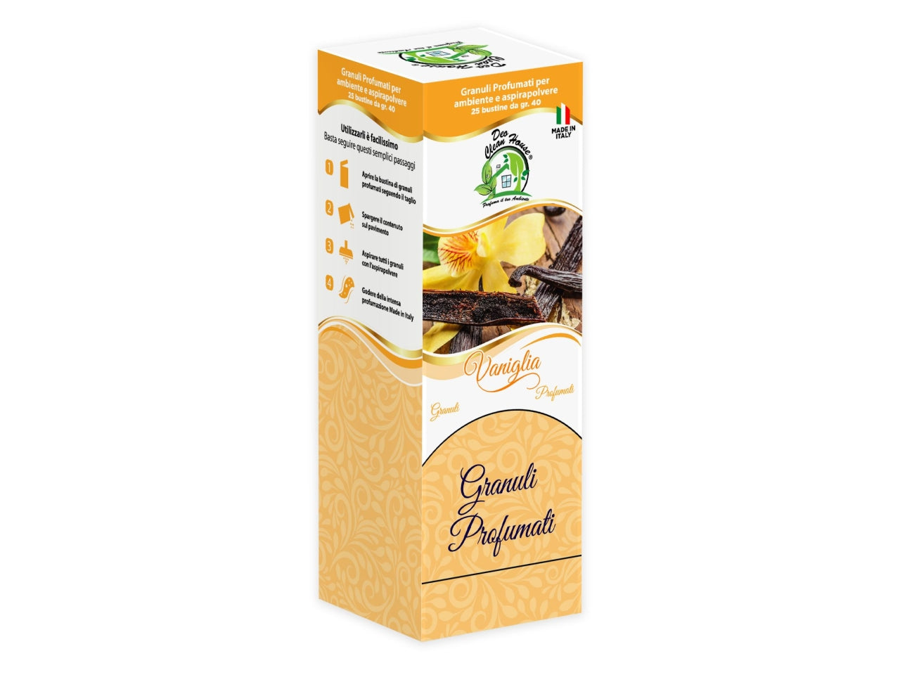 Bustina granuli profumati da 40gr vaniglia