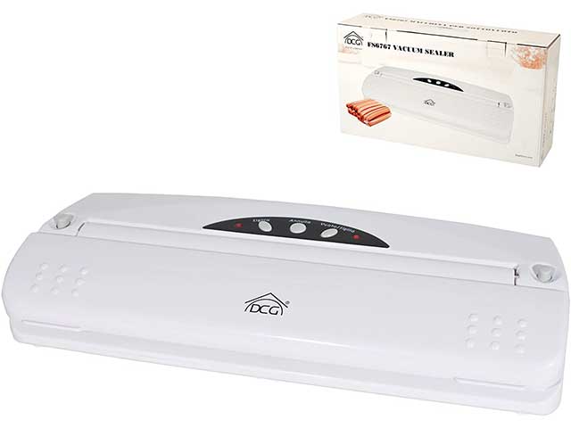 Macchina per il sottovuoto, aspira l' aria e sigilla sacchetto 110w 40x15xh10cm