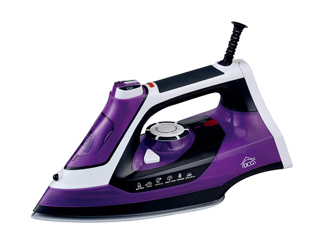 Ferro da stiro a vapore, piastra in ceramica, serbatoio da 280ml 2800w 31x12cm