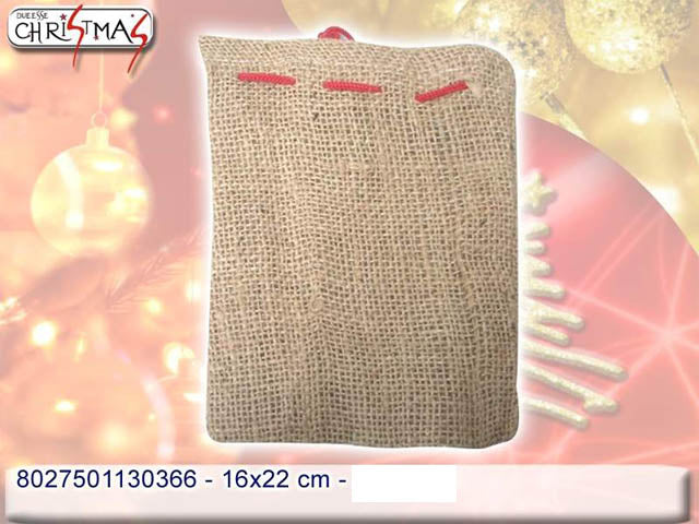 Sacchetto piccolo juta 16x22cm