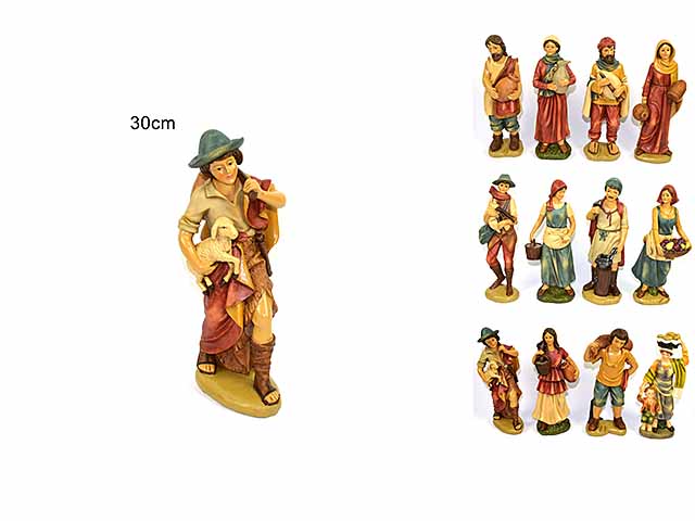 Pastore 30cm 12 modelli assortiti